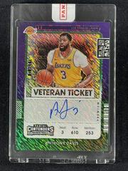 Anthony Davis [Premium Edition Green Shimmer] Basketball Cards 2021 Panini Contenders Veteran Ticket Autograph Prices