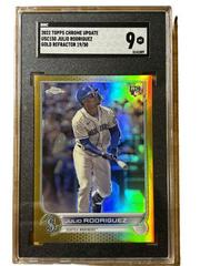 Julio Rodriguez [Gold] Baseball Cards 2022 Topps Chrome Update Prices