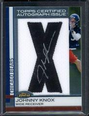 Johnny Knox [Letter Patch Autograph Refractor] #106 Football Cards 2009 Topps Finest Prices