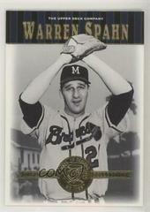 Warren Spahn #4 Baseball Cards 2001 Upper Deck Hall of Famers Prices