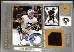 Jake Guentzel #UDA-JG Hockey Cards 2021 Ultimate Collection Display Auto Jersey Prices