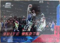 Paul George [Blue Ice] #13 Basketball Cards 2021 Panini Contenders Optic Suite Shots Prices