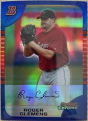 Roger Clemens [Blue Refractor] #110 Baseball Cards 2005 Bowman Chrome Prices