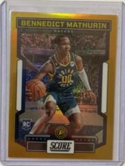 Bennedict Mathurin [Gold] #543 Basketball Cards 2022 Panini Chronicles Prices