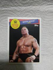 Brock Lesnar Wrestling Cards 2015 Topps Heritage WWE Rookie of the Year Prices