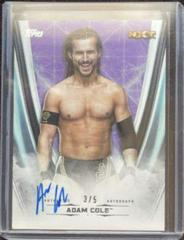 Adam Cole [Purple] Wrestling Cards 2020 Topps WWE Undisputed Autographs Prices