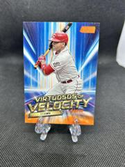Joey Votto [Orange] #VV-22 Baseball Cards 2023 Stadium Club Virtuosos of Velocity Prices