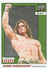 John Morrison #28 Wrestling Cards 2008 Topps Heritage IV WWE Prices