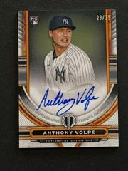 Anthony Volpe [Orange] #TA-AV Baseball Cards 2023 Topps Tribute Autographs Prices
