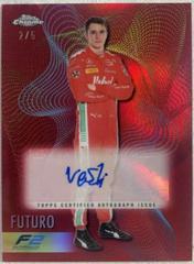 Frederik Vesti [Red Refractor Autograph] #FT-FV Racing Cards 2023 Topps Chrome Formula 1 Futuro Prices