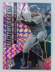 Alex Rodriguez [Pink Camo] #ATG11 Baseball Cards 2021 Panini Mosaic All Time Greats Prices