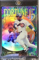 Sammy Sosa [Refractor] Baseball Cards 1999 Topps Chrome Fortune 15 Prices