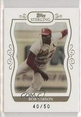 Bob Gibson #60 Baseball Cards 2008 Topps Sterling Prices