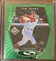 Jim Thome Green #SQ30 Baseball Cards 1999 UD Choice Starquest Prices