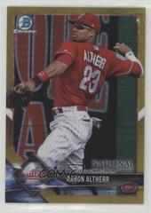 Aaron Altherr [Gold Refractor] Baseball Cards 2018 Bowman Chrome National Convention Prices