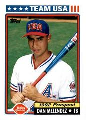 Dan Melendez Baseball Cards 1992 Topps Dairy Queen Team USA Prices