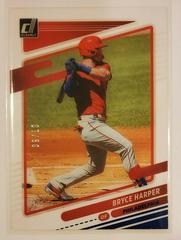 Bryce Harper [Blue] #8 Baseball Cards 2021 Panini Chronicles Clearly Donruss Prices