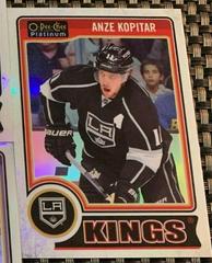 Anze Kopitar [Red Frame White Ice] #48 Hockey Cards 2014 O-Pee-Chee Platinum Prices