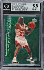 Michael Jordan [Quadruple] #5 Basketball Cards 1998 Upper Deck Black Diamond Prices