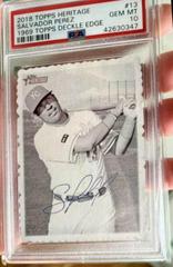 Salvador Perez Baseball Cards 2018 Topps Heritage 1969 Deckle Edge Prices