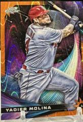 Yadier Molina [Orange Galactic] #SG-19 Baseball Cards 2022 Topps Cosmic Chrome Star Gaze Prices