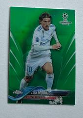 Luka Modric [Green Refractor] Soccer Cards 2018 Topps Chrome UEFA Champions League Prices