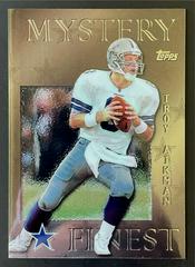 Troy Aikman [Silver Refractor] #M15 Football Cards 1997 Topps Mystery Finest Prices