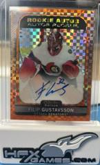 Filip Gustavsson [Orange Checkers] #R-FG Hockey Cards 2021 O-Pee-Chee Rookie Autographs Prices