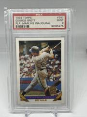 George Brett [Fla. Marlins Inaugural] Baseball Cards 1993 Topps Prices