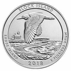 2018 [BLOCK ISLAND] Coins America the Beautiful 5 Oz Prices