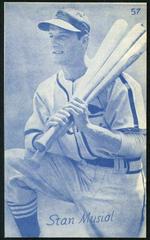 Stan Musial [Blue Tint] #57 Baseball Cards 1953 Canadian Exhibits Prices