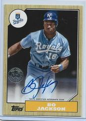 Bo Jackson #87BA-BJ Baseball Cards 2022 Topps 1987 Autographs Prices