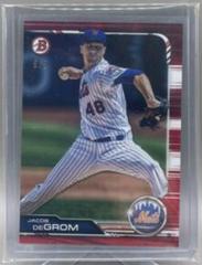 Jacob deGrom [Red] Baseball Cards 2019 Bowman Prices