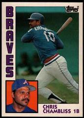 Chris Chambliss #50 Baseball Cards 1984 Topps Tiffany Prices