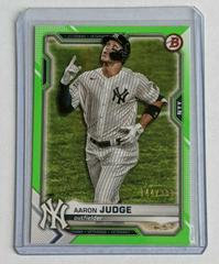 Aaron Judge [Neon Green] #74 Baseball Cards 2021 Bowman Prices