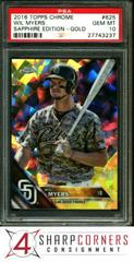 Wil Myers [Gold] #625 Baseball Cards 2016 Topps Chrome Sapphire Prices