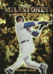 Sammy Sosa #M16 Baseball Cards 1999 Finest Milestones Prices