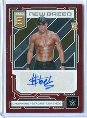 Channing Stacks Lorenzo [Red] #15 Wrestling Cards 2023 Donruss Elite WWE New Breed Autograph Prices