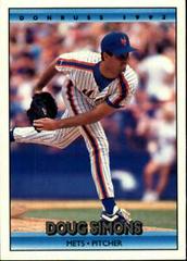 Doug Simons #688 Baseball Cards 1992 Donruss Prices