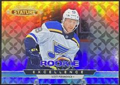 Scott Perunovich #RE-20 Hockey Cards 2021 Upper Deck Stature Rookie Excellence Prices