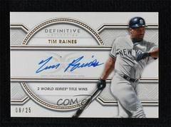 Tim Raines Baseball Cards 2022 Topps Definitive Legendary Autograph Collection Prices