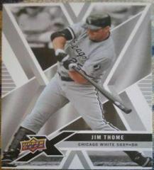 Jim Thome Baseball Cards 2008 Upper Deck X Prices
