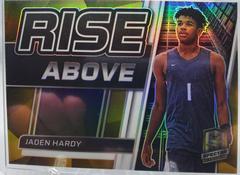 Jaden Hardy [Gold] Basketball Cards 2022 Panini Chronicles Draft Picks Rise Above Prices