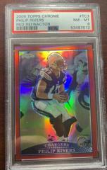 Philip Rivers [Red Refractor] Football Cards 2009 Topps Chrome Prices