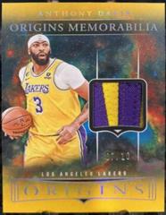 Anthony Davis [Gold] #1 Basketball Cards 2023 Panini Origins Memorabilia Prices