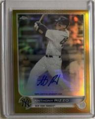 Anthony Rizzo [Gold] Baseball Cards 2022 Topps Chrome Update Autographs Prices