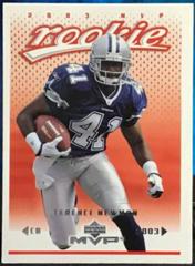 Terence Newman [Silver] Football Cards 2003 Upper Deck MVP Prices