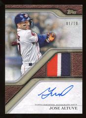 Jose Altuve Baseball Cards 2024 Topps Reverence Autograph Patch Prices