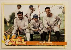 Babe Ruth Baseball Cards 2020 Topps Opening Day Spring Has Sprung Prices