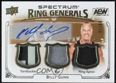 Billy Gunn [Autograph] Wrestling Cards 2021 Upper Deck AEW Spectrum Ring Generals Relics Prices